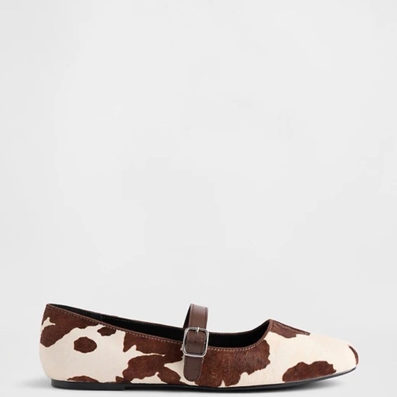 GAP Shoes - Gap Cow Print Ballet Flats